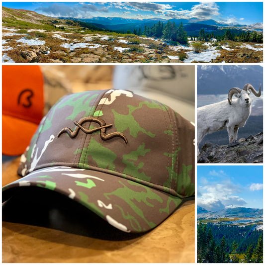 Argali Custom Apparel Dall Sheep Camouflage Hat
